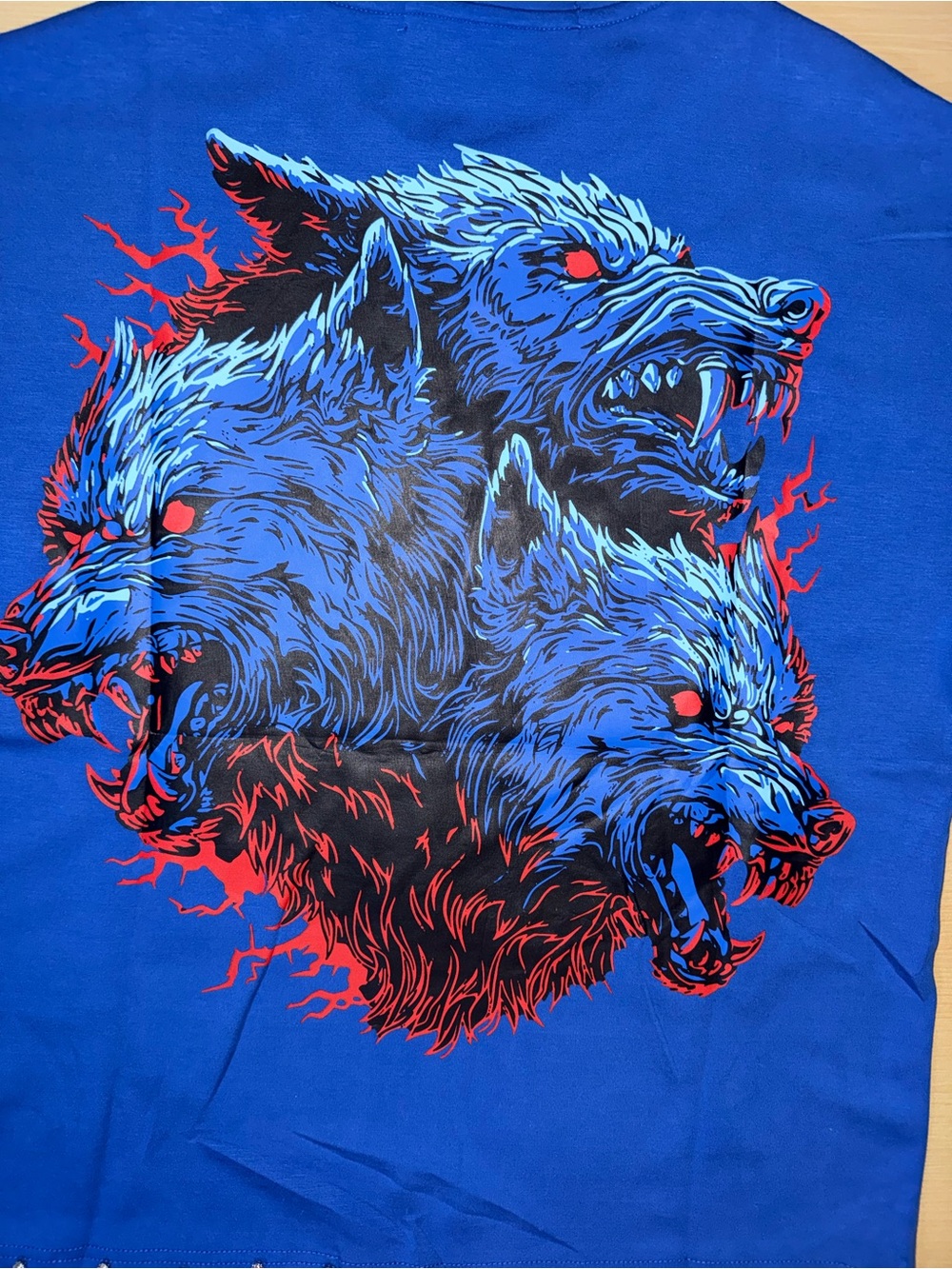 Rarecommon Graphics Rhinestone Wolf Tee - Picture 4 of 4